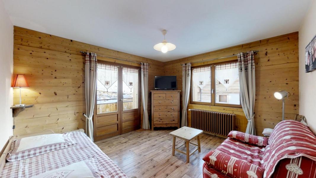 Vakantie in de bergen Appartement 2 kamers 5 personen (313) - Résidence les Cossires - Le Grand Bornand - Woonkamer