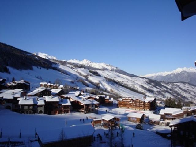 Vakantie in de bergen Appartement duplex 4 kamers 10 personen (040) - Résidence les Côtes - Valmorel - Balkon