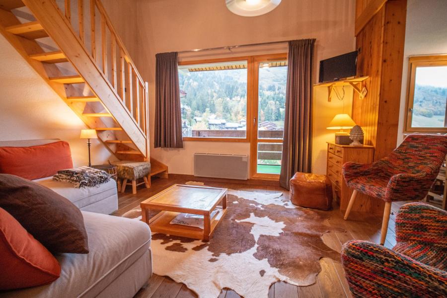 Vakantie in de bergen Appartement duplex 4 kamers 10 personen (040) - Résidence les Côtes - Valmorel - Woonkamer