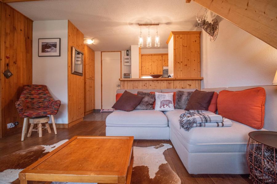 Vakantie in de bergen Appartement duplex 4 kamers 10 personen (040) - Résidence les Côtes - Valmorel - Woonkamer