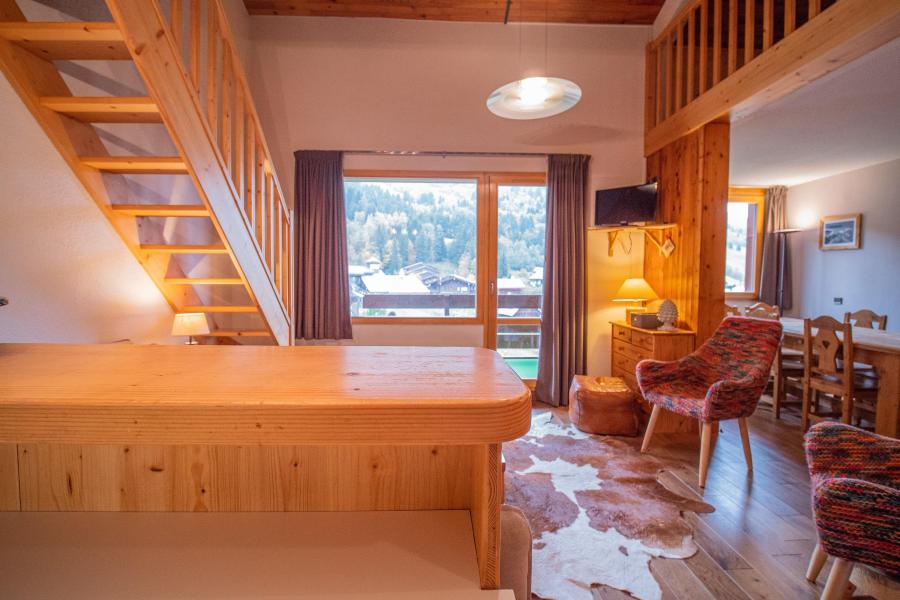 Vakantie in de bergen Appartement duplex 4 kamers 10 personen (040) - Résidence les Côtes - Valmorel - Woonkamer