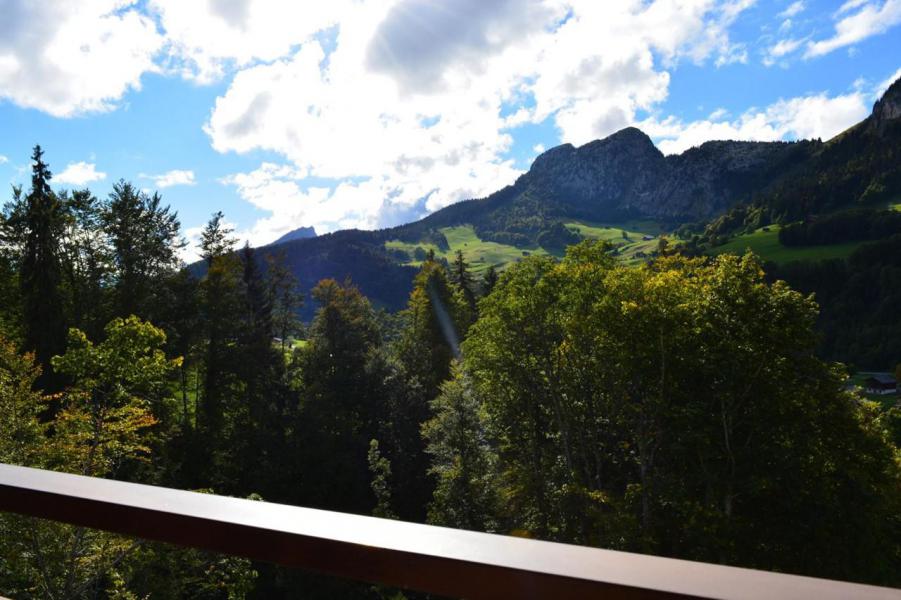 Vakantie in de bergen Studio 4 personen (301) - Résidence les Cottagnes - Le Grand Bornand - Balkon