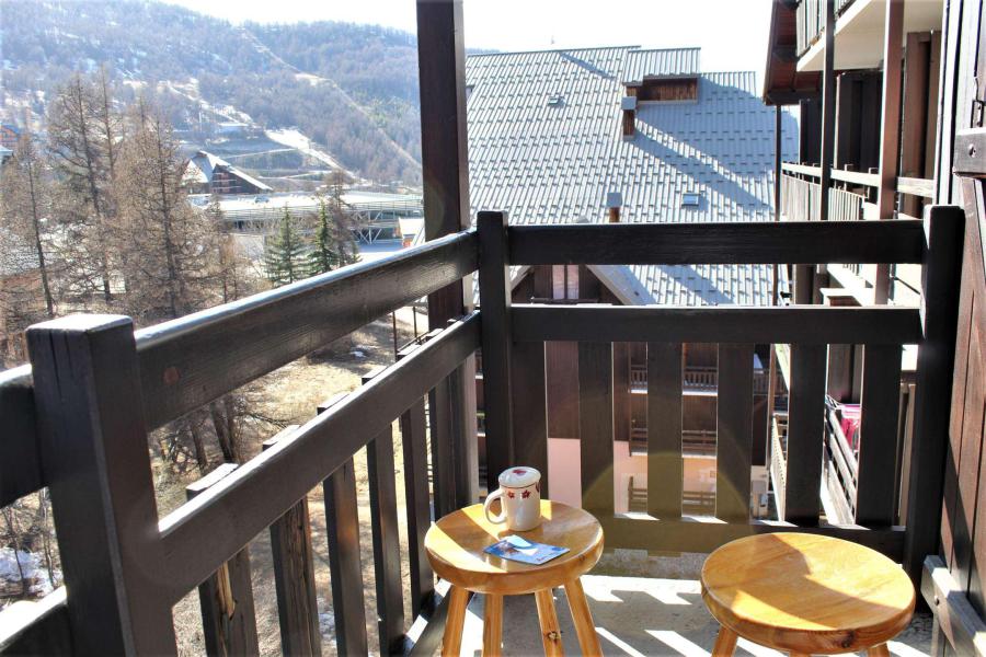 Vacaciones en montaña Apartamento 2 piezas para 4 personas (511) - Résidence les Crêtes - Risoul - Balcón