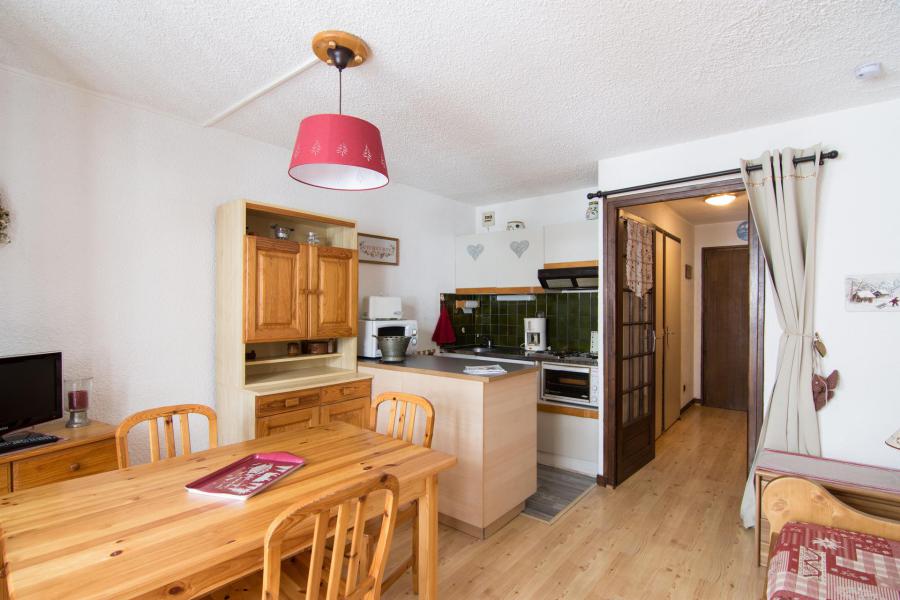 Vakantie in de bergen Studio bergnis 4 personen (120) - Résidence les Crêtes - Valloire - Woonkamer