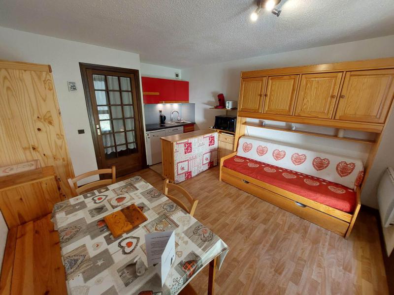 Vakantie in de bergen Studio cabine 4 personen (110) - Résidence les Crêtes - Valloire - Woonkamer