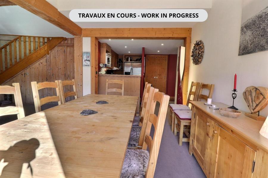 Vakantie in de bergen 5 kamer duplex appartement 8 personen (711) - Résidence les Crets - Méribel-Mottaret - Eethoek