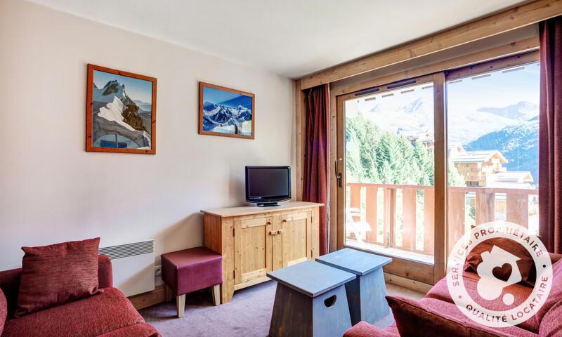Rent in ski resort 3 room apartment 6 people (46m²-1) - Résidence les Crêts - Maeva Home - Méribel-Mottaret - Living room