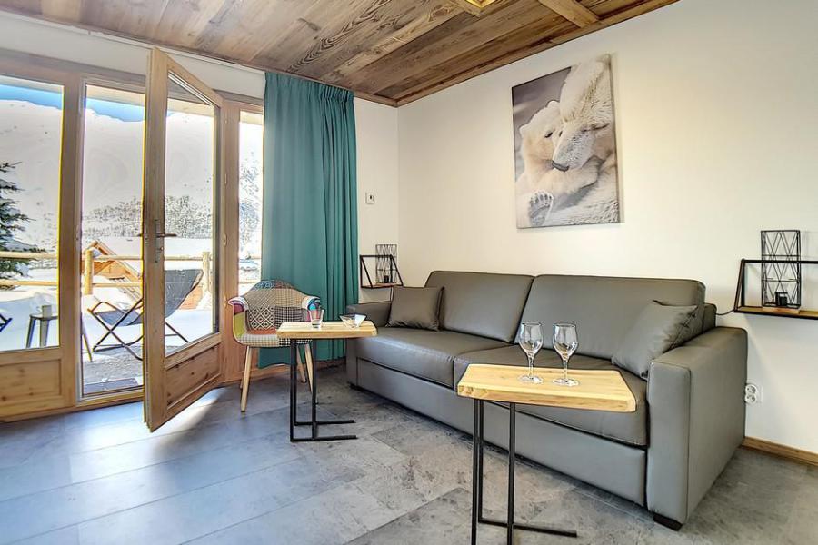 Urlaub in den Bergen 2-Zimmer-Appartment für 6 Personen (000B) - Résidence les Cristaux - Les Menuires - Wohnzimmer
