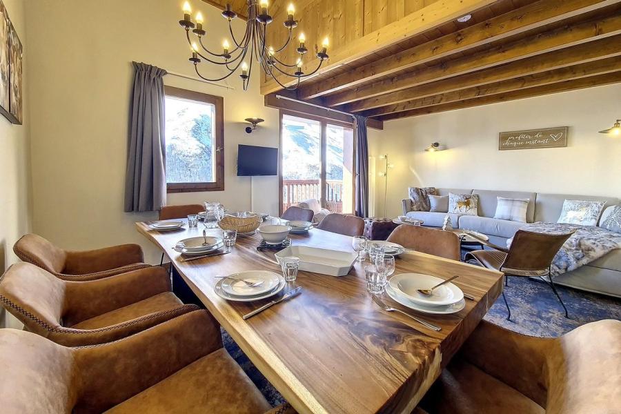 Holiday in mountain resort 4 room duplex apartment 8 people (10) - Résidence les Cristaux - Les Menuires - Living room