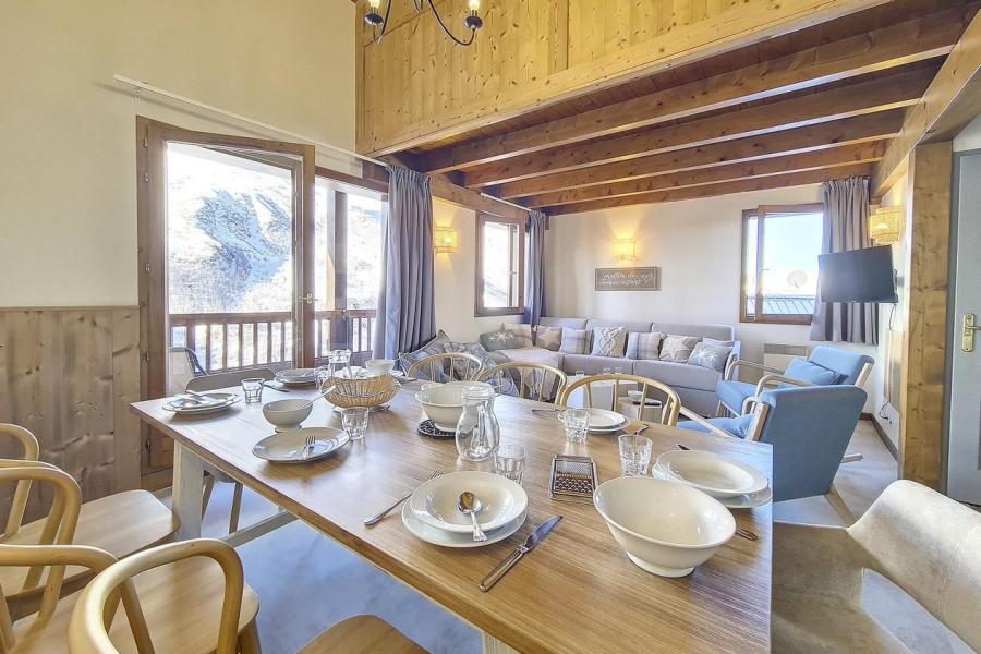 Holiday in mountain resort 4 room duplex apartment 8 people (7) - Résidence les Cristaux - Les Menuires - Living room