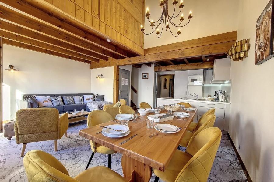 Holiday in mountain resort 5 room duplex apartment 10 people (9) - Résidence les Cristaux - Les Menuires - Living room