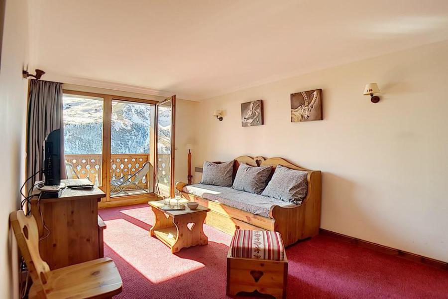 Vakantie in de bergen Appartement 3 kamers 6 personen (6) - Résidence les Cristaux - Les Menuires - Woonkamer