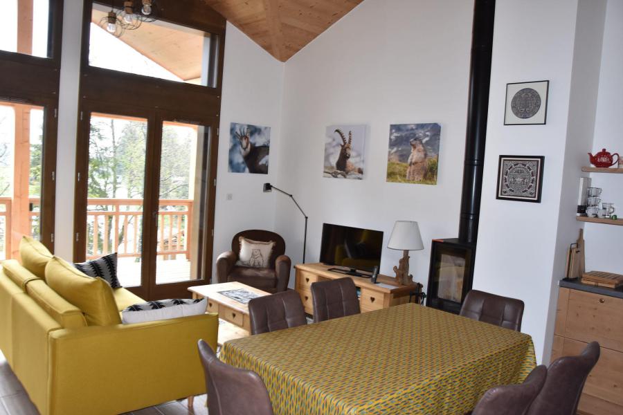 Holiday in mountain resort 4 room duplex apartment 6 people (9) - Résidence les Cristaux de la Vanoise - Pralognan-la-Vanoise - Living room