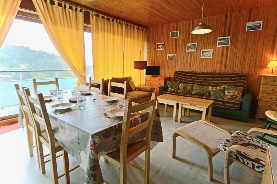 Urlaub in den Bergen 3-Zimmer-Holzhütte für 6 Personen (230) - Résidence les Dauphins - Chamrousse - Wohnzimmer