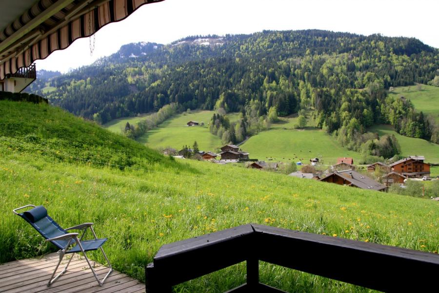 Vakantie in de bergen Appartement 3 kamers 6 personen (001) - Résidence les Dodes - Le Grand Bornand - Terras