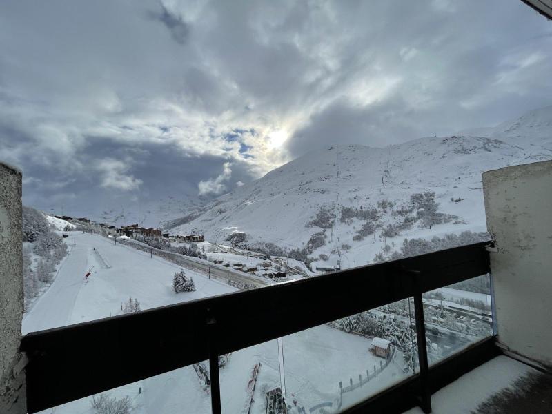 Vacaciones en montaña Estudio para 2 personas (1304) - Résidence les Dorons - Les Menuires - Balcón