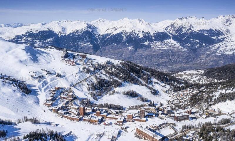 Vacances en montagne Résidence Les Ecrins - La Plagne - Extérieur été