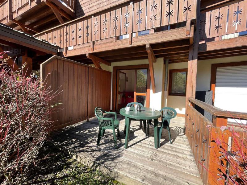 Vakantie in de bergen Studio bergnis 4 personen (013) - Résidence les Ecrins - Praz sur Arly - Terras