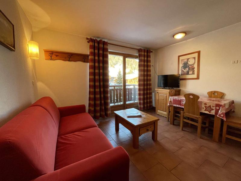 Vakantie in de bergen Studio cabine 4 personen (210) - Résidence les Ecrins - Praz sur Arly - Woonkamer