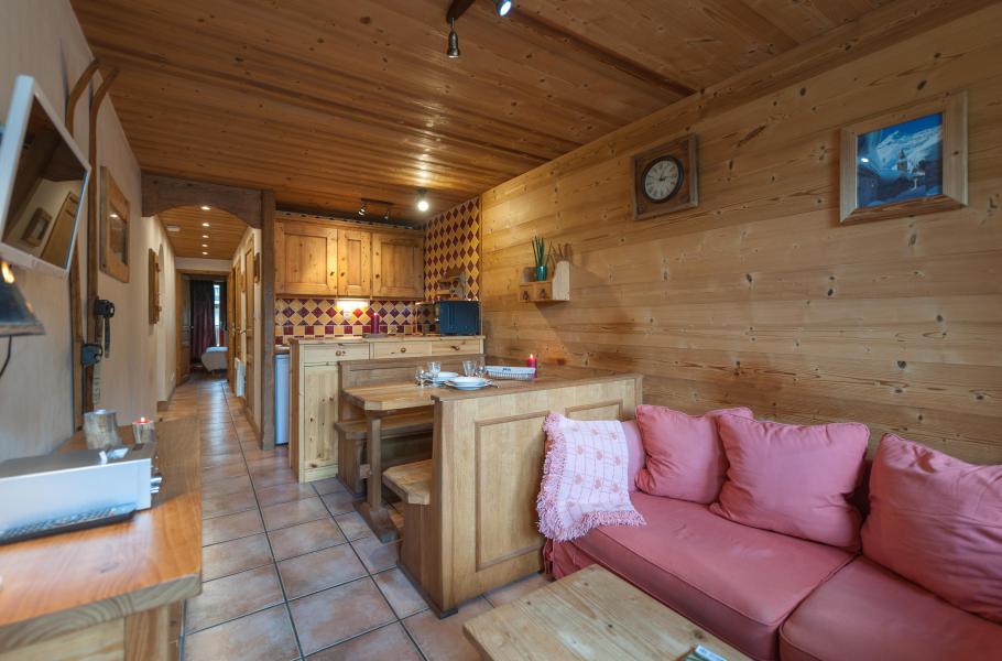 Urlaub in den Bergen 3-Zimmer-Appartment für 4 Personen - Résidence les Edelweiss - Champagny-en-Vanoise - Wohnzimmer