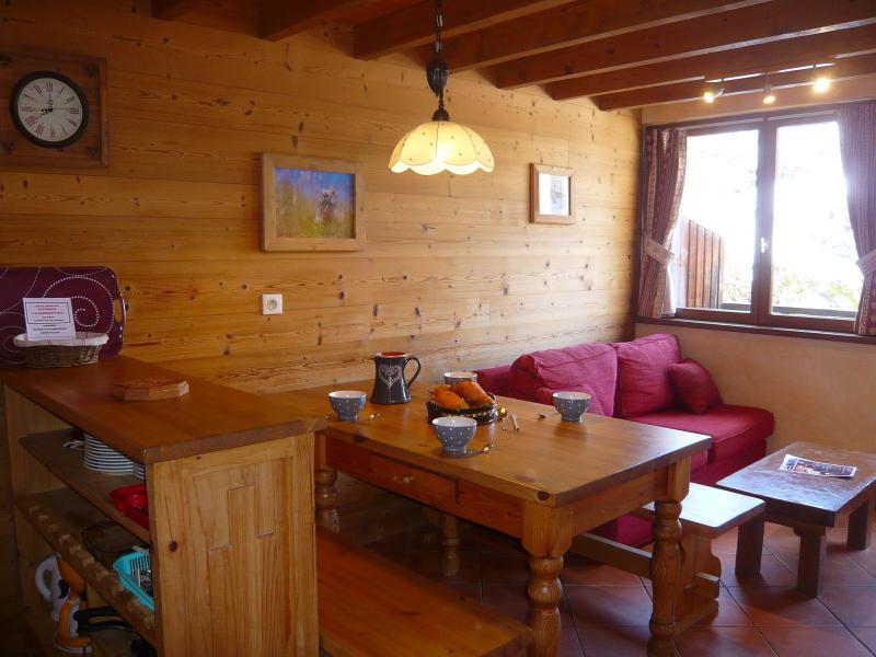 Urlaub in den Bergen 3-Zimmer-Appartment für 5 Personen - Résidence les Edelweiss - Champagny-en-Vanoise - Wohnzimmer