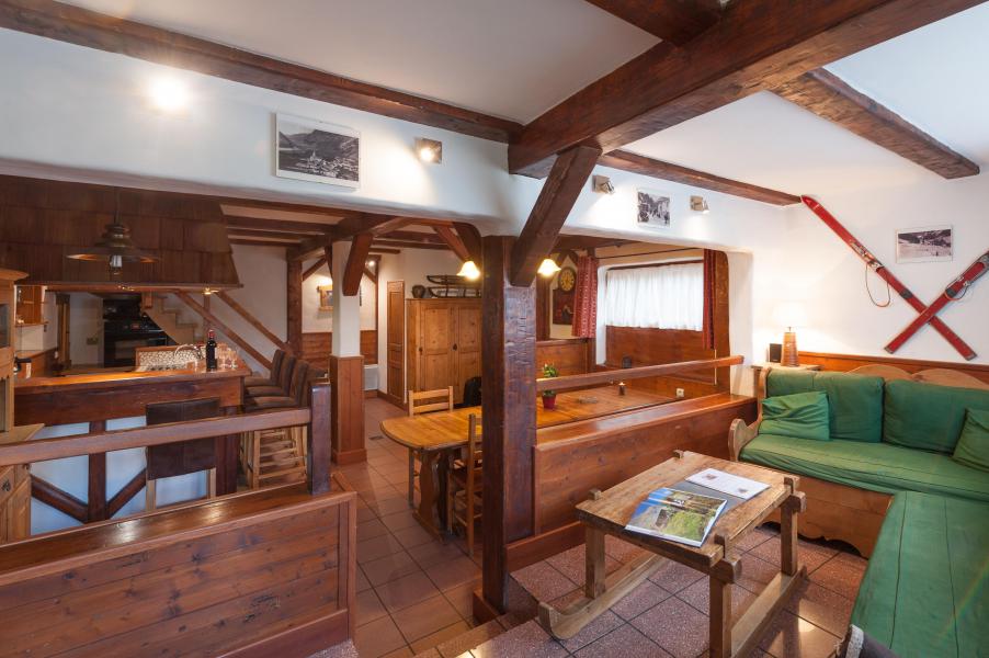 Urlaub in den Bergen 3 Zimmer Chalet für 8 Personen - Résidence les Edelweiss - Champagny-en-Vanoise - Wohnzimmer