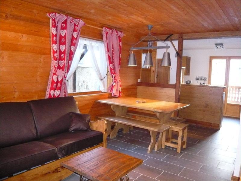 Vakantie in de bergen Chalet 3 kamers 7 personen - Résidence les Edelweiss - Champagny-en-Vanoise - Woonkamer
