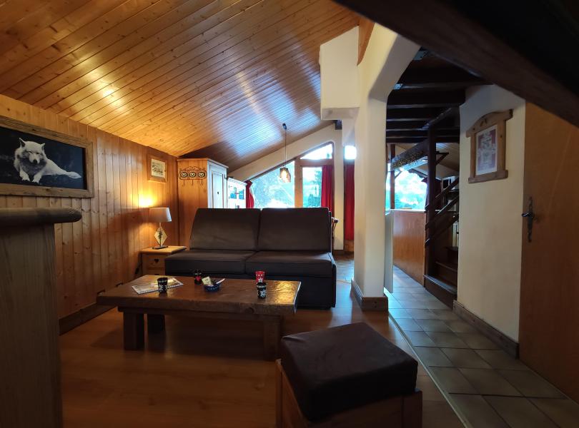 Urlaub in den Bergen Mezzanin-Studio für 4 Personen - Résidence les Edelweiss - Champagny-en-Vanoise - Kleines Wohnzimmer