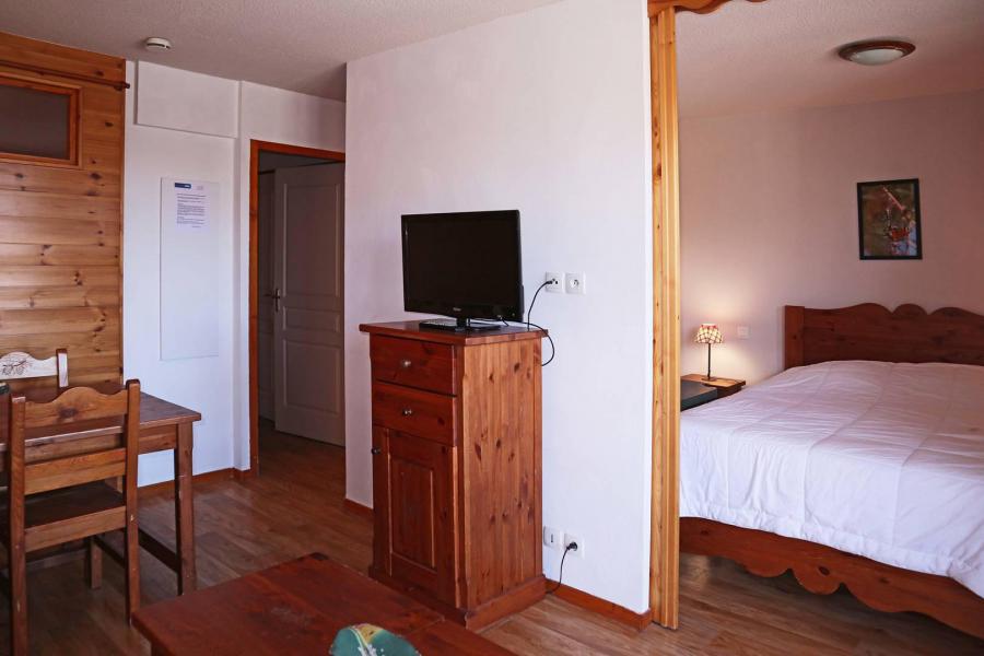 Urlaub in den Bergen 2-Zimmer-Holzhütte für 6 Personen (487) - Résidence les Erines - Mélèzes d'Or - Les Orres - Wohnzimmer