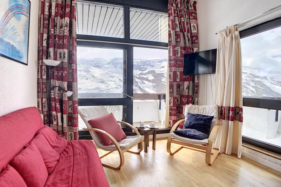 Holiday in mountain resort 2 room duplex apartment 6 people (601) - Résidence les Evons - Les Menuires - Living room
