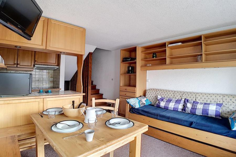 Vakantie in de bergen Appartement duplex 2 kamers 5 personen (303) - Résidence les Evons - Les Menuires - Woonkamer