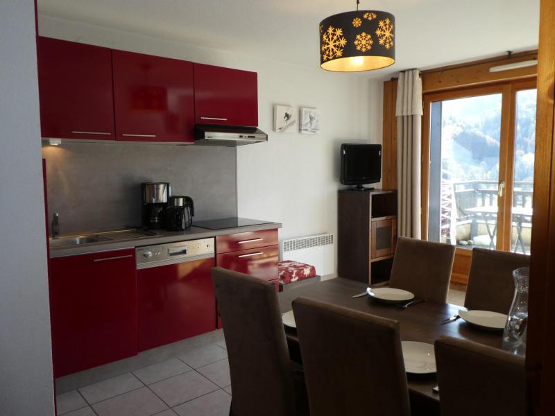 Holiday in mountain resort 2 room apartment cabin 6 people (A3) - Résidence les Fermes de Saint Gervais - Saint Gervais - Kitchen
