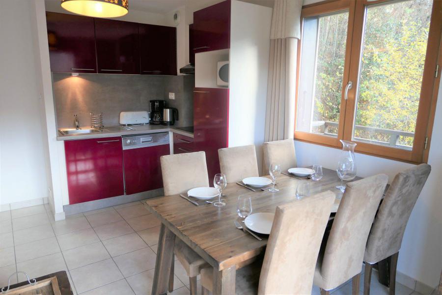 Urlaub in den Bergen 3-Zimmer-Appartment für 6 Personen (B20) - Résidence les Fermes de Saint Gervais - Saint Gervais - Wohnzimmer