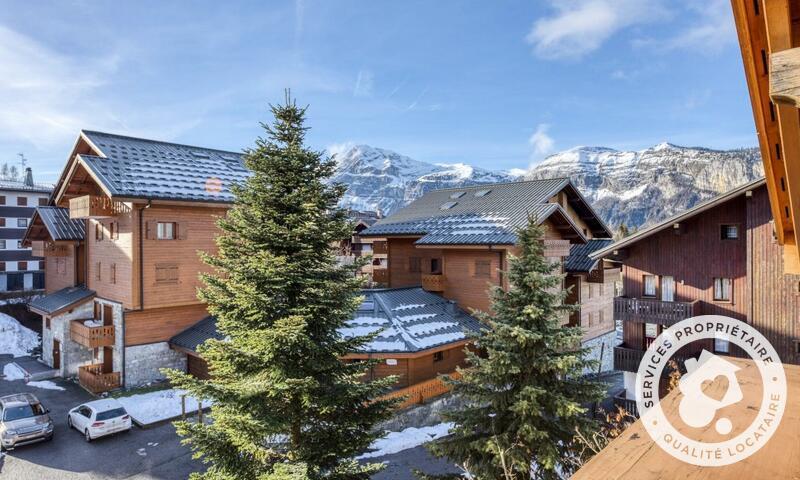 Rent in ski resort 4 room apartment 8 people (Sélection -3) - Résidence les Fermes du Soleil - Maeva Home - Les Carroz - Summer outside