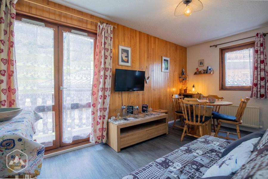 Urlaub in den Bergen 2-Zimmer-Appartment für 4 Personen (71) - Résidence Les Fleurs - Aussois - Wohnzimmer