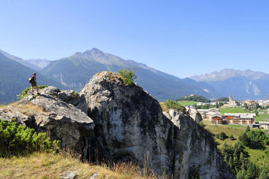 Аренда на лыжном курорте Résidence les Flocons d'Argent - Aussois - летом под открытым небом