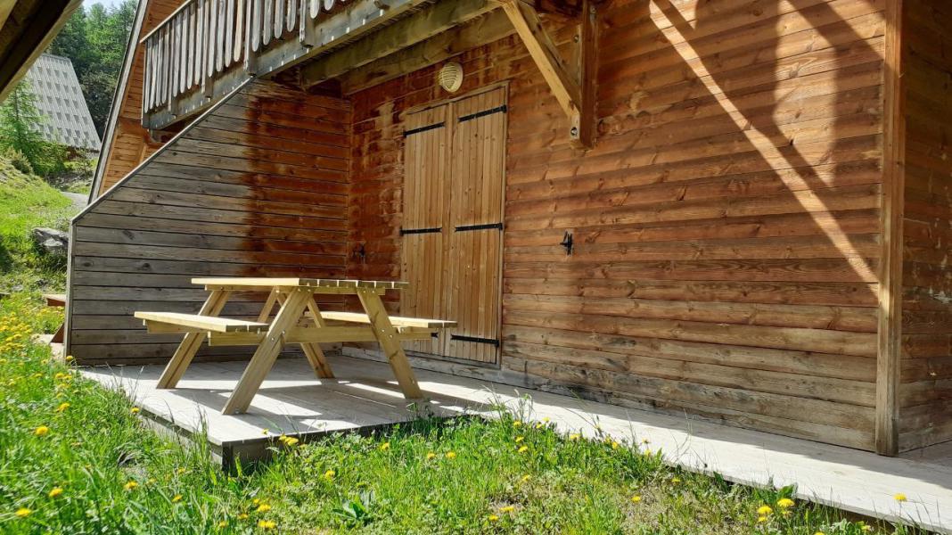 Vacances en montagne Chalet mitoyen 3 pièces 7 personnes (25) - Résidence Les Flocons du Soleil - La Joue du Loup - Terrasse