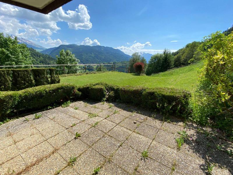 Vacanze in montagna Studio con alcova per 4 persone (450-03) - Résidence les Flocons - Le Grand Bornand - Giardino