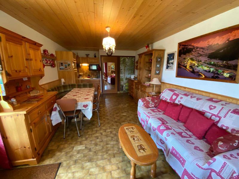 Urlaub in den Bergen Studio Schlafnische 4 Personen (450-03) - Résidence les Flocons - Le Grand Bornand - Wohnzimmer