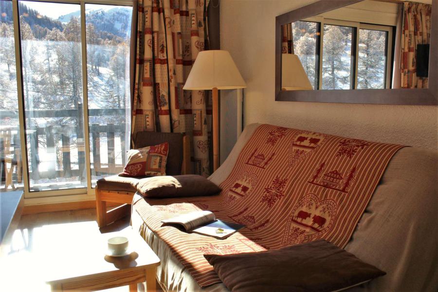 Vakantie in de bergen Appartement 2 kamers 5 personen (54I) - Résidence les Florins I - Risoul - Woonkamer