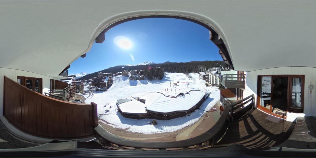 Vacances en montagne Studio 4 personnes (56) - Résidence les Folyères - La Tania - Terrasse