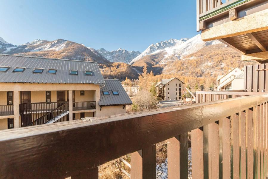 Urlaub in den Bergen 3 Zimmer Maisonettewohnung für 6 Personen (MON111) - Résidence les Fraches - Serre Chevalier - Terrasse