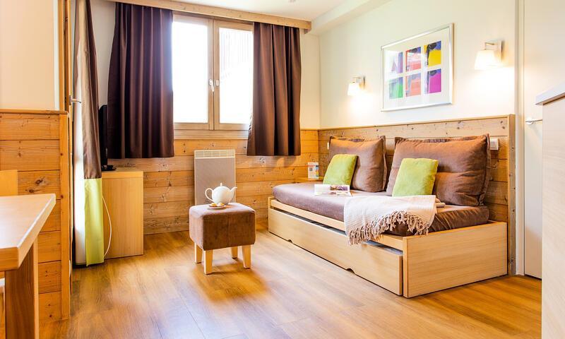Vacances en montagne Appartement 2 pièces 6 personnes (49m²) - Résidence Les Gémeaux MH - La Plagne - Séjour