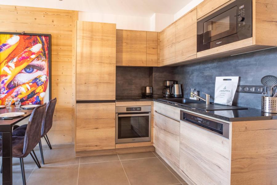 Vacaciones en montaña Apartamento cabina 2 piezas para 4 personas (002) - Résidence Les Gentianes - Alpe d'Huez - Cocina