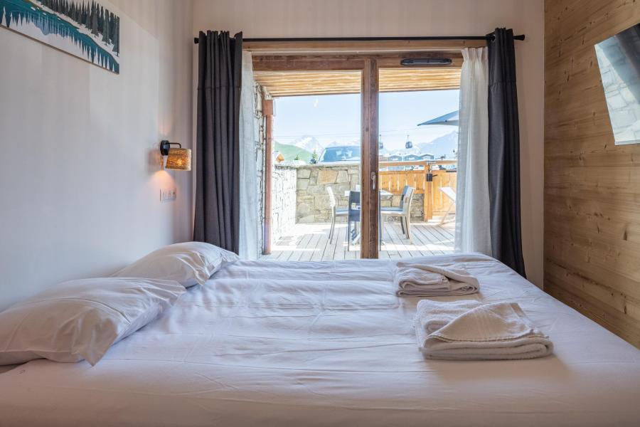 Vakantie in de bergen Appartement 2 kamers bergnis 4 personen (002) - Résidence Les Gentianes - Alpe d'Huez - Verblijf