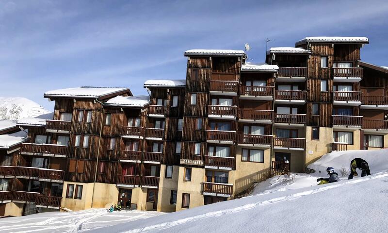 Location au ski Studio 3 personnes (22m²-1) - Résidence les Gentianes - Maeva Home - La Plagne - Extérieur été