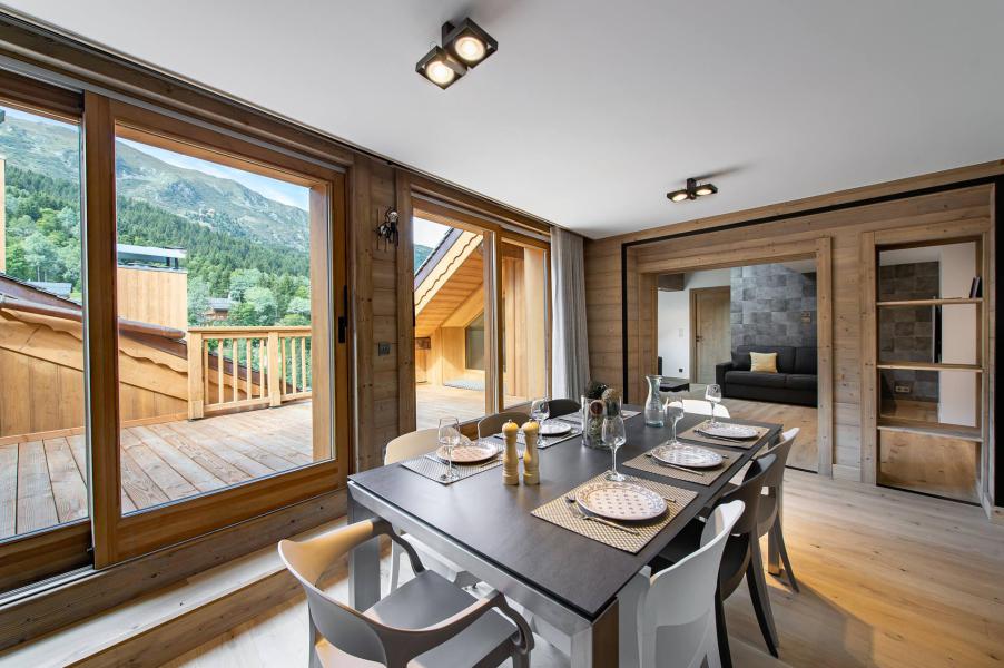 Urlaub in den Bergen 5-Zimmer-Appartment für 8 Personen (12) - Résidence les Glaciers - Méribel - Wohnzimmer