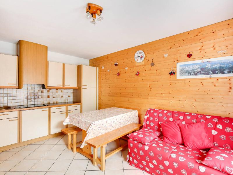 Vakantie in de bergen Appartement 2 kamers bergnis 4 personen (223) - Résidence les Glières - Les Arcs - Woonkamer