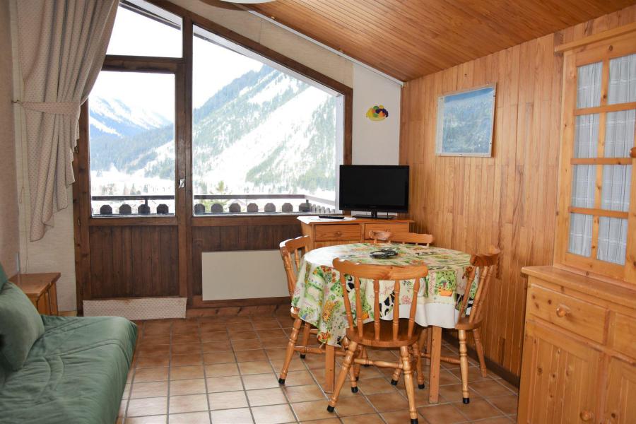 Vakantie in de bergen Studio 3 personen (50) - Résidence les Hameaux de la Vanoise - Pralognan-la-Vanoise - Woonkamer