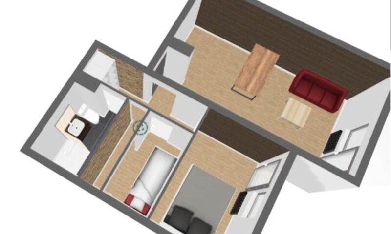 Location au ski Appartement 2 pièces 6 personnes (40m²-2) - Résidence les Hameaux II - MH - La Plagne - Extérieur été